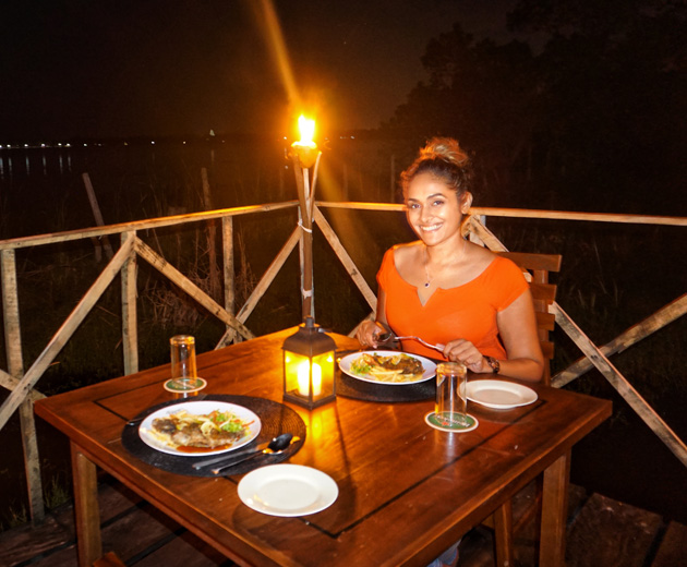 Candle Light Dinner yala forest